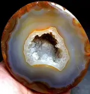 603g WOW! Agate Geode! NATURAL CARNELIAN CRYSTAL QUARTZ Geode Agate k792