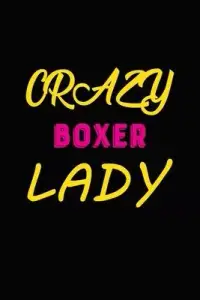在飛比找博客來優惠-Crazy Boxer Lady: Blank Lined 