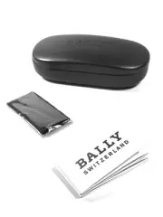 BALLY Case For Eyewear Small Brown Hard CLAMSHELL CASE CLOTH BOOKLET