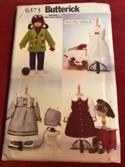BUTTERICK #6373 - CUTE 23" DOLL CLOTHES - DRESSES - UNDER GARMENTS PATTERN FF