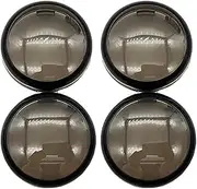 Stop Tail Lights, for Haamp;rley Sportster Touring Street Glide Road King Softail Dyna Motorcycle 2 Inch Bullet Turn Signal Light Lens Cover Motorbike Signal Lamp Shell(BLACK 4PCS Smoke)