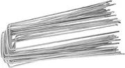 Yardenfun Garden Stakes Set Pcs u Shaped Metal Ground Stakes Cm Outdoor Lawn Tent Peg Heavy Duty