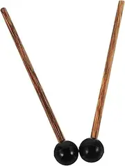 TOGEVAL 2pcs Glockenspiel Mallets Lead Mallet Steel Drum Mallets Bass Drum Mallet Holder Hand Pan Drum Bass Drum Sticks Drum Stick Mallet Drum Mallets Collection Drums Percussion Mallets