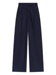 [A.P.C.] A. P.C.-Pantaloni Veronica In Cotone Con Pieghe E Gamba Ampia-Donna 38 FR