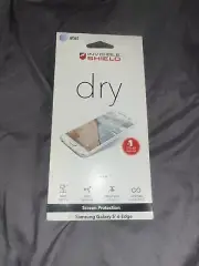New OEM ZAGG InvisibleShield Dry Screen Protector For Samsung Galaxy S6 Edge
