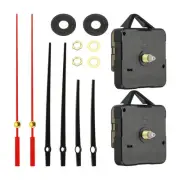 Clock Mechanism Replacement, 2Set Quartz Clock Mechanism DIY Wall Clock, 19078