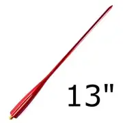 FOR 97-16 FORD F150 F250 F350 RED SPIKED STYLE SHORT SCREW IN STUBBY ANTENNA (for: Ford)