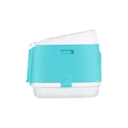 Pakeway Tomcat Free Dual-Door Cabin Pet Cat Litter Box Enclosed Toilet Blue