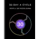 30-day A Cycle, Sports & Diet Record Journal: Self-view for 10 minutes everyday