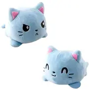 Unbrand Reversible Soft Cat Doll Blue