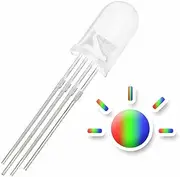 5MM RGB Diffused Lens LED Diode Common Cathode - Pack of 50