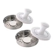 Gefu Spark Stainless Steel Burger Press - 7.8x8.1cm