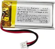 DC 3.7V 320mAh 621733 Rechargeable Lithium Polymer Battery for Sony WF-C500、WF-XB700、WF-H800、WF-SP800N、WF-1000XM4 Headphone case and WH-CH500、WH-CH510 Headphone Battery Replacement