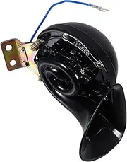 Cabilock Loud Single Tone Snail Horn for Cars Motorcycles Clear Warning Sound for Enhanced Safety Durable Construction High Volume Motorcycle Speaker Horn for City Country Driving