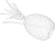 CONGARTENO Pineapple Cup Straws Beverages Drinks Juice Clear Cocktail Drinkware Drink Cups Classic Wine Drinkware Summer Drink Cup Clear Cocktail Cups Milk Cups Transparent Glass re-usable