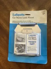 Vintage Lafayette car 8 track player Lock Mount Under Dash Anti Theft New Sealed