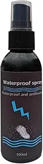 [Generic] Waterproof Spray for Shoes - 100 ml Waterproof Canvas Shoe Protector | 100 ml Shoe Protection Spray Rainproof, Nano Protection, Advanced Waterproof and Conditioning Shoe Cleaner for Wildl, black,
