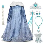 Elsa Princess Dress Girls Party Gift Cosplay Costume Xmas Elegant Parties Gifts*