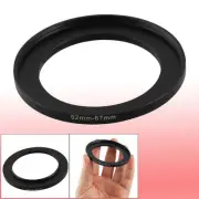52mm-67mm Camera Lens Step Up Filter Black Metal Adapter Ring