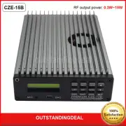 CZE-15B 15W Adjustable Stereo FM Transmitter Wireless Broadcast Radio Station --