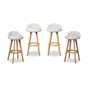 Jamie Bar Stool - Cream Set of Four Bundle
