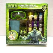 Incredible Hulk Gamma Ray Bath Lab With Fizzle Beads Goggles & Measuring Cup Tes