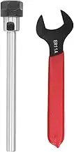 Collet Chuck Holder, High Performance Straight Shank ER11 Tool Holder with Wrench - Essential for Lathe Machine Processing and accurate Machining