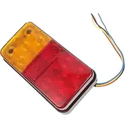 SUPVOX 24v Universal Tail Light Kit for Car Truck Trailer 10 Led Tail Lights Side Marker Lamp Impact Resistant