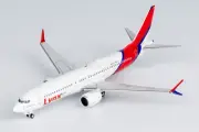 For 1:400 NG NG88027 Lynx Air B737 MAX 8 C-GUUL Aircraft Model+Free Tractor