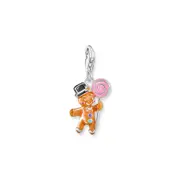 Buy Silver blackened gingerbread man charm with lollipop by Thomas Sabo online - THOMAS SABO Australia