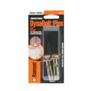 Ramset 10 x 45mm DynaBolt Plus Heavy Duty Hex Bolt - 2 Pack