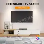 190-260cm TV Cabinet Entertainment Unit Stand Wooden Shelf Storage White Oak