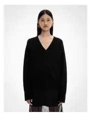 [Witchery] Raglan V Neck Knit in Black