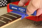 Hosco Compact Fret Crowning File for Narrow Frets, coarse and fine cutting edges