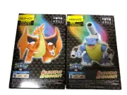Takara Tomy Pokemon Moncolle Mega Blastoise And Mega Charizard Y Figures