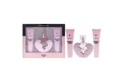 Thank U Next by Ariana Grande for Women - 3 Pc 3.4oz EDP Spray, 3.4oz Body Souffle, 3.4oz Bath Shower Gel