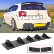For 1 Series F40 F20 F21 M135i Rear Bumper Diffuser 10x Shark Fin Splitter Chin (for: BMW)