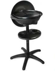 [Grillz] Portable Electric BBQ Burner With Stand Black