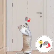 Hanging Cat Toy with Bungee Rope Mice Toys Indoor Cats Hanging Door Plush Mouse