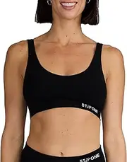 [STEP ONE] Smoothfit Bra. Ultra-Soft Women's Everyday Bra, Lifts & Supports and Feels Invisible on, Breathable Bamboo Moisture Wicking with Removable Cups