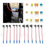 12X Car Add-a-Circuit Fuse Adapter w/Standard/Mini/MICRO2 Tap Blade Fuse Holder