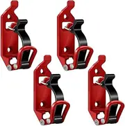 Pack of 4 Shovel Holder for Roof Racks, Roof Rack Accessories, Rubber Roof Rack Clamps, Shovel Holder, Car Roof Rack, Axe Holder Kit for Trucks, Car Accessories for Boats, Axe Holder (Red)