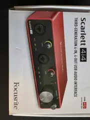 SCARLETT4I4 3rd Gen 4in4out Audio Interface