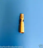 211161-1 AMP CONNECTOR SOCKET 8 AWG GOLD CRIMP D-SUB CONTACT PCB CABLE SOCKET