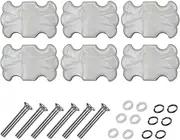 JunZheHub 6x Guitar Tuning Peg with Ferrule And Screw Tuner Machine Head