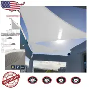 Breathable Triangle Shade Sail 8'x9'x12' - Stylish Outdoor Cooling Solution