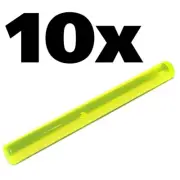 NEW LEGO - Weapon - Bar Length 4 - Light Saber - Transparent Green Neon x 10
