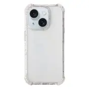For Iphone 15 Acrylic Colour Point Transparent Phone Case White