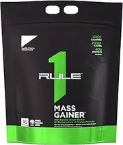 Rule1 R1 Mass Gainer High Calorie Weight Gainer Supplement 5.20 kg, Vanilla Crème (16 Servings)