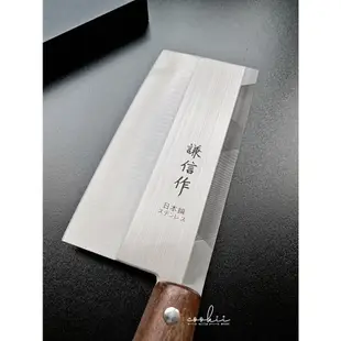 台灣製/專利【謙信作中華菜刀】角/刀刃17.5cm/不銹鋼 餐廳廚房家居專業料理家用刀【禾器家居】餐具 5Ci0053